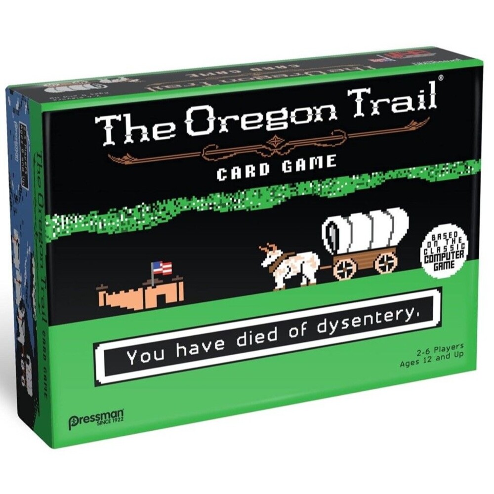 The Oregon Trail Card Game -Cooperative Gameplay Based on Classic Video Game NEW